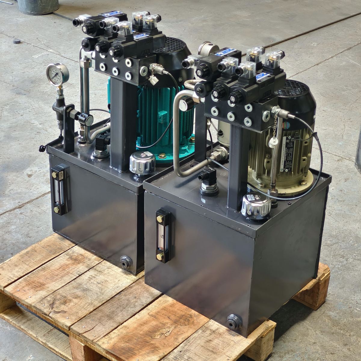 Compact power packs after recorded pressure testing