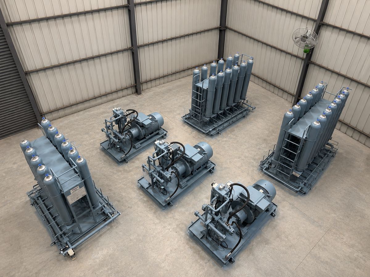 Suyog Hydrosystems manufacturing facility at Talwade, Pune with hydraulic systems in build
